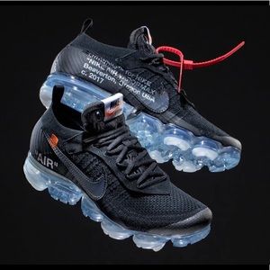 Authentic Black Off white x Nike vapormax